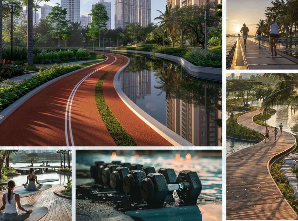 Amenities of Riverside Townhouses 4-5bedroom by Damac Developer in Dubai